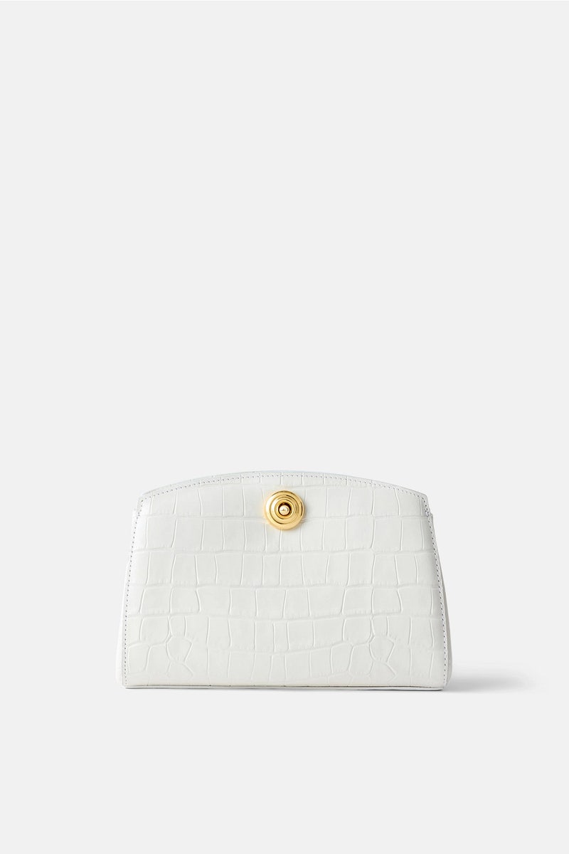 Croc Pushlock Clutch by Liffner - Photo 0