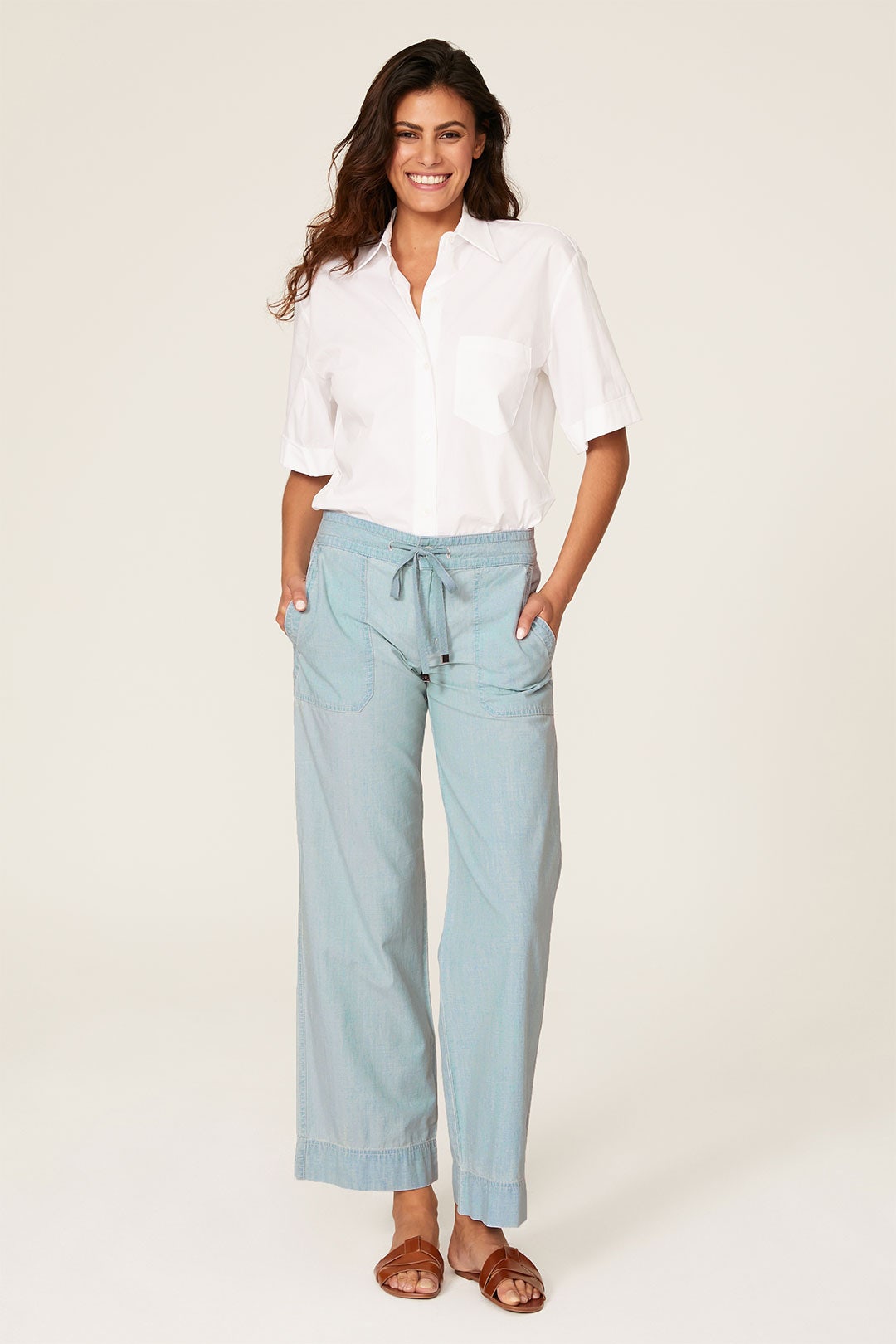 Chambray Pants by Lauren Ralph Lauren 0