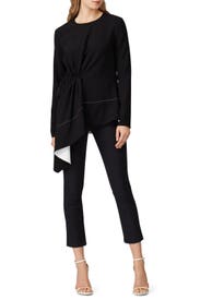 Black Asymmetrical Top by Proenza Schouler