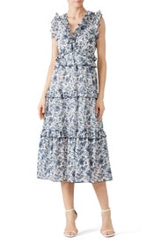 Carmen Ruffle Dress by Robert Rodriguez