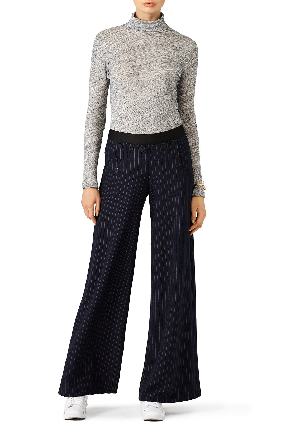Pinstripe Wideleg Pants by Bailey 44 0