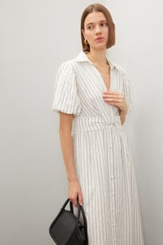 Knot Waist Shirt Dress by Derek Lam 10 Crosby x RTR