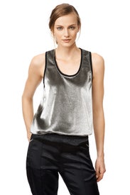 Silver Sport Top by Faith Connexion