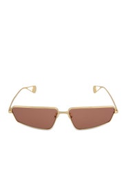 Brown Cat Eye Sunglasses by Gucci