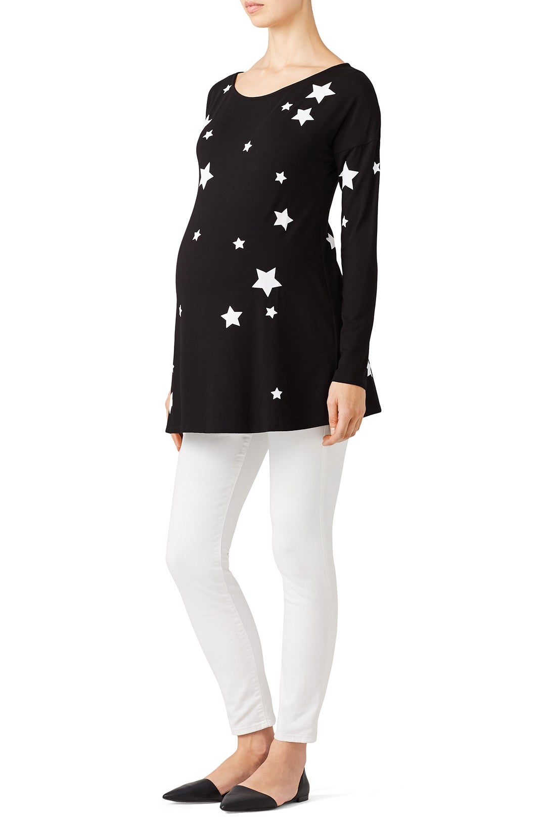 Black Rosie Maternity Top by Isabella Oliver 0