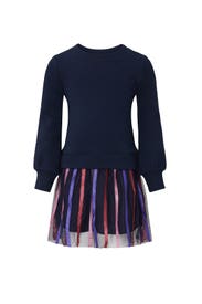 Kids Striped Tulle Mixy Dress by Crewcuts by J.Crew