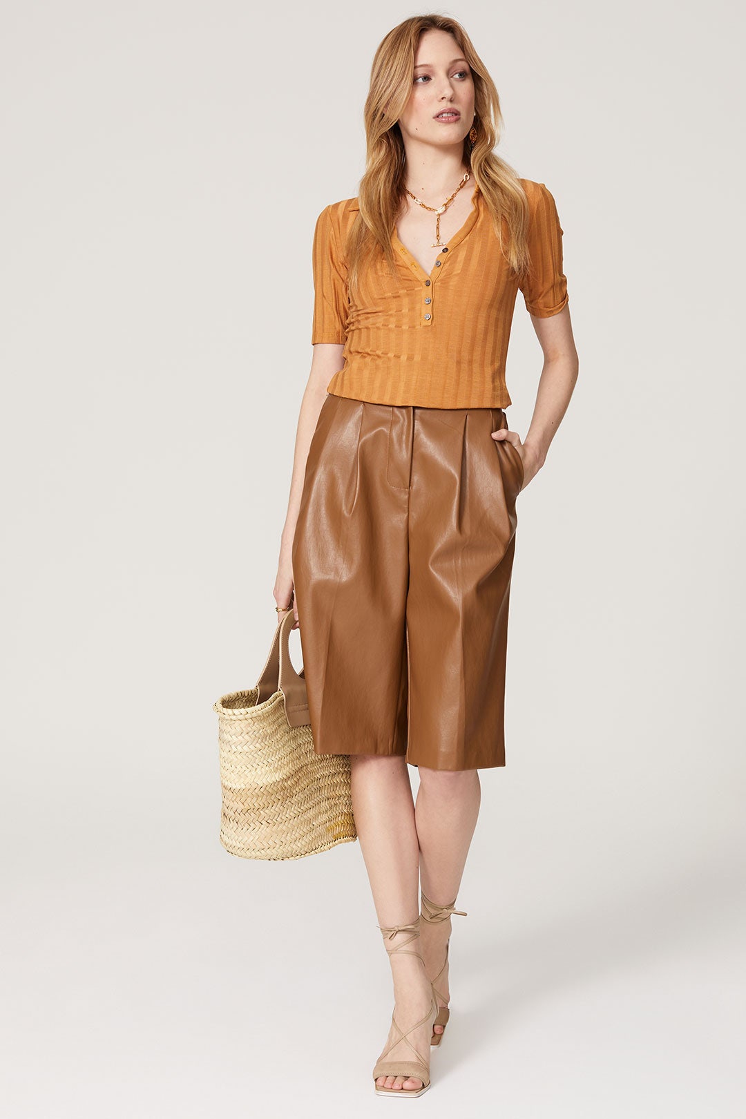 Terri Compact Ribbed Polo by SIMKHAI 0