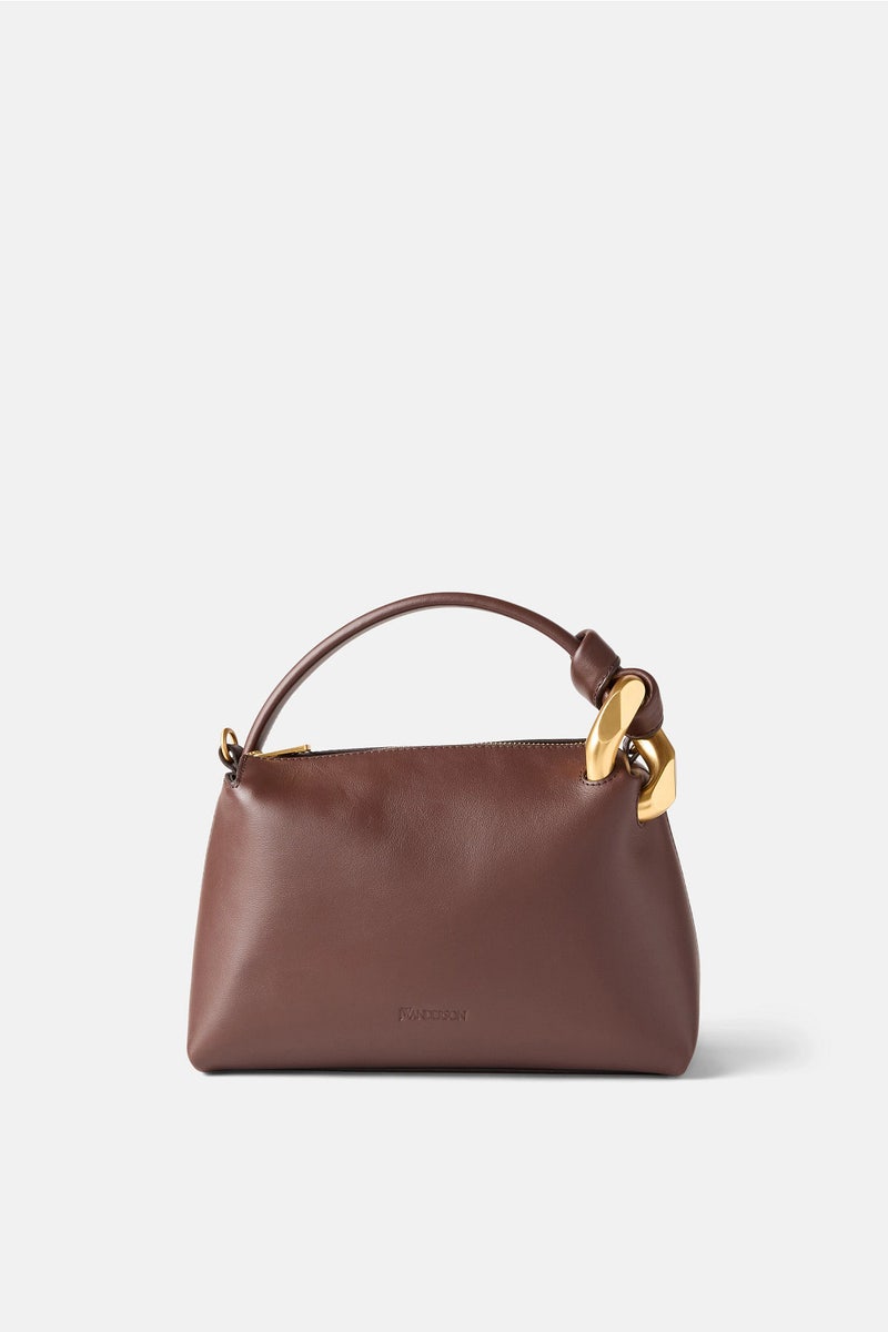 Brown JWA Small Corner Bag by JW Anderson Accessories - Photo 0