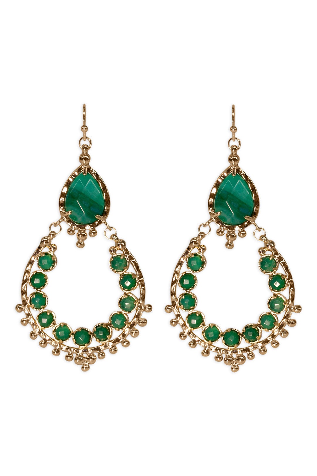Gaia Green Agate Earring by Kendra Scott 1
