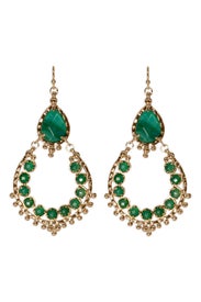 Gaia Green Agate Earring by Kendra Scott