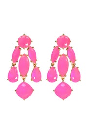 Hot Pink Statement Earrings by kate spade new york accessories