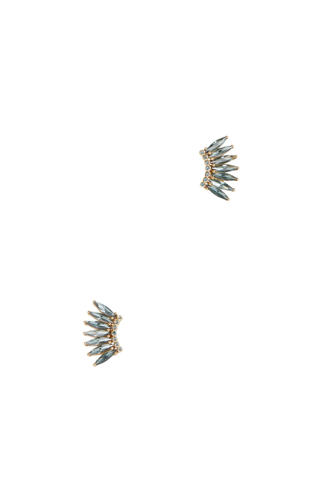 Petite Crystal Madeline Studs by Mignonne Gavigan