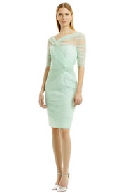 Winter Mint Mist Dress by Monique Lhuillier