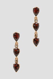Triple Drop Earrings by Oscar de la Renta