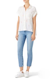 Whitney Rosé Top by Rails