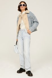 Teddy Lined Denim Jacket by Scotch & Soda