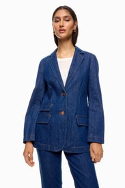 Dark Denim Blazer by WRANGLER