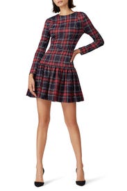 Plaid Drop Waist Dress by Alexia Admor
