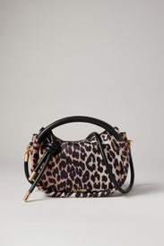 Leopard Knot Mini Bag by GANNI