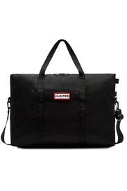 Black Nylon Weekender Bag by Hunter Handbags