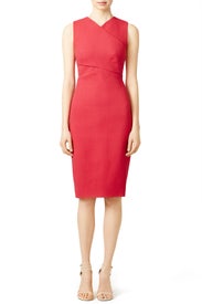 Berry Red Crossover Dress by Jason Wu Collection