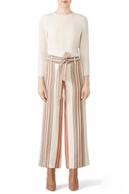 Striped Molly Pants by Rebecca Minkoff