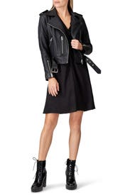 Black Balfern Biker Jacket by AllSaints