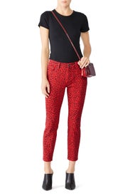 The Stiletto Leopard Skinny Jeans by Current/Elliott