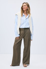 Button Front Cargo Pants by Ellen Tracy