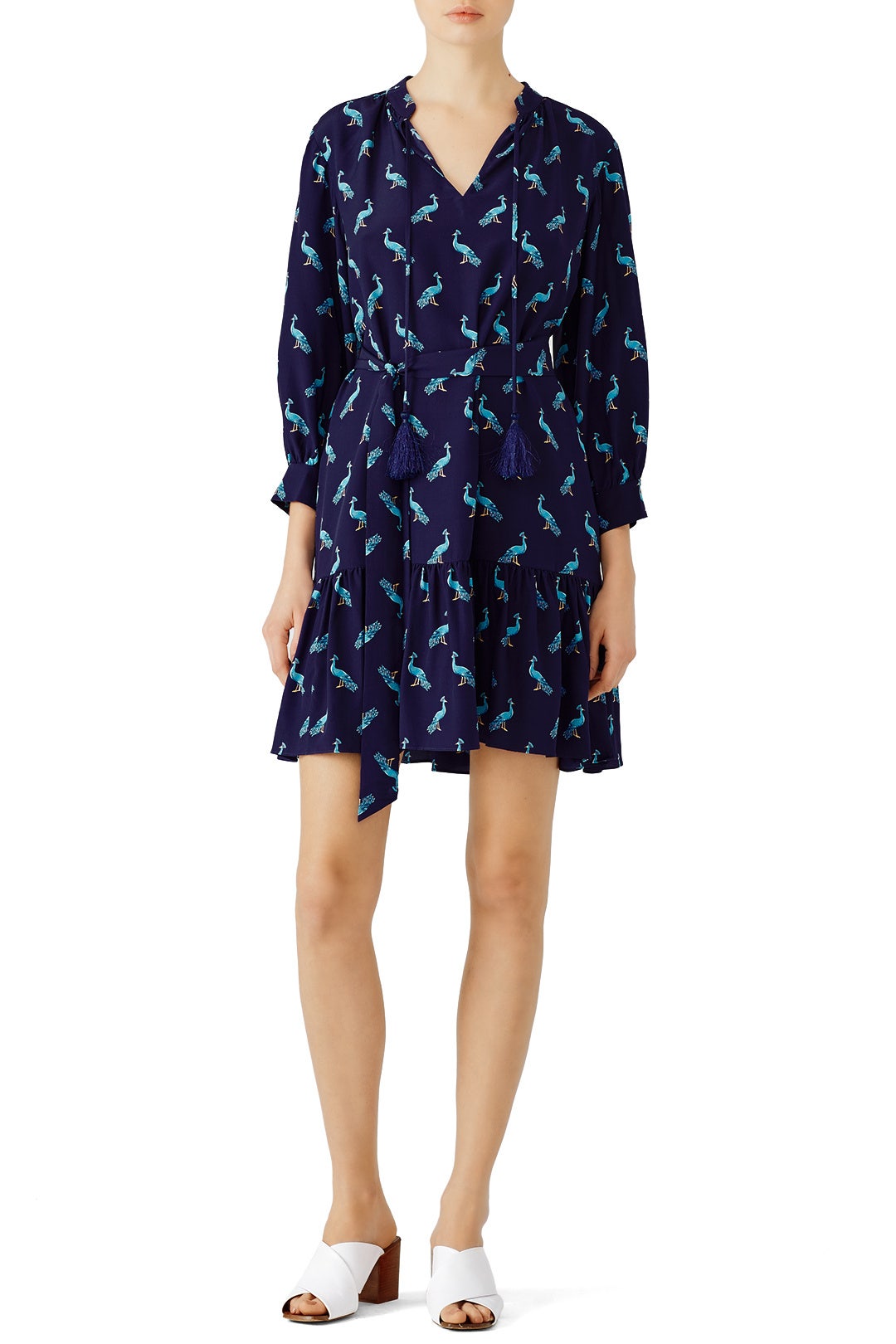 Blue Peacock Dress by kate spade new york 0