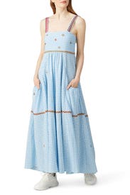 Gingham Maxi by Mira Mikati