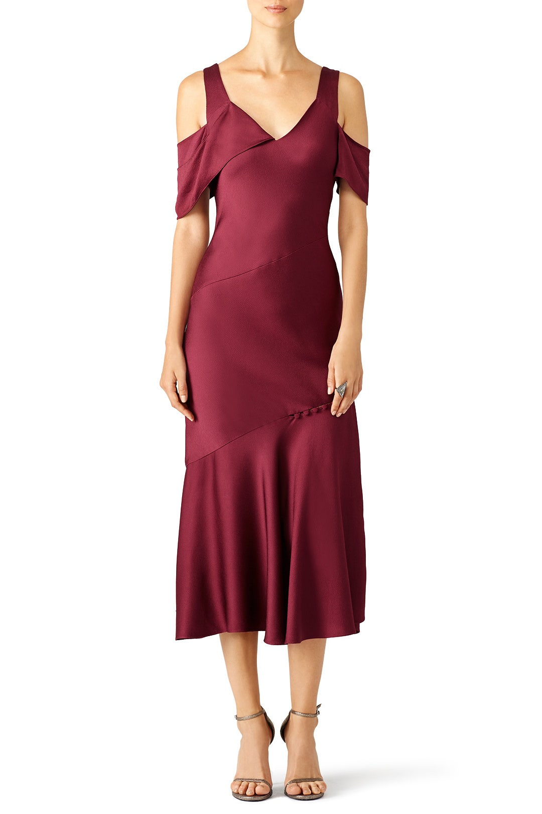 Plum Smooth Drape Dress by Prabal Gurung 0
