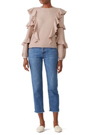 Blush Avian Sweater by Saylor