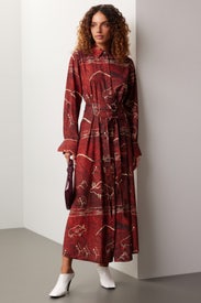 Cave Drawn Shirt Dress by Thebe Magugu