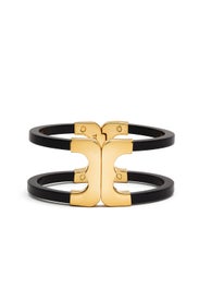 Black Gemini Link Cuff by Tory Burch Accessories