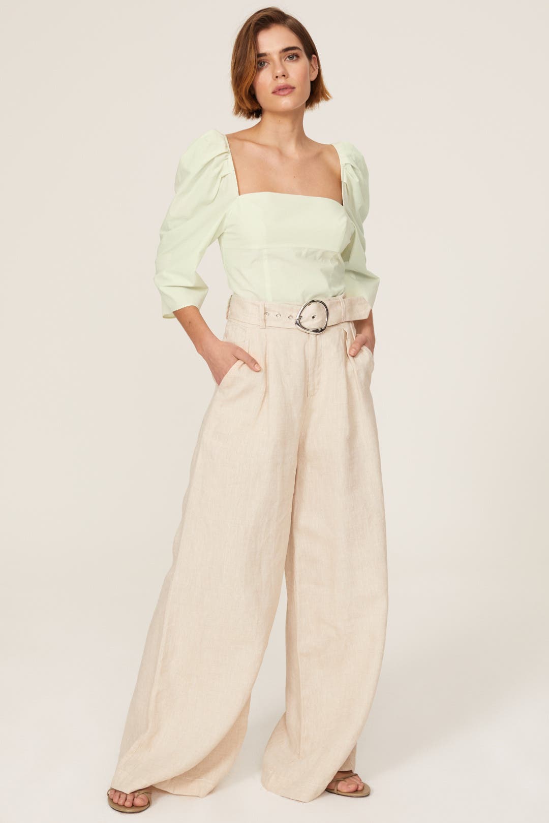 Draped Square Neck Top by VINCE. | Rent the Runway