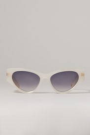 Ivory Cat-Eye Sunglasses by Marc Jacobs Sunglasses