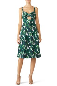 Banana Leaf Jordan Dress by Milly