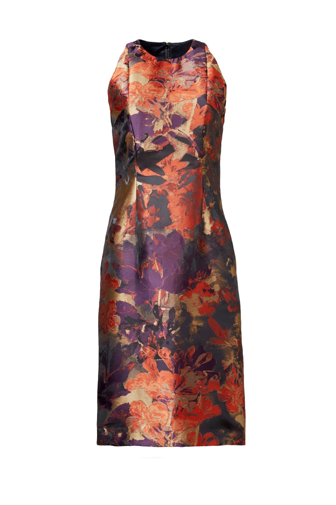 Paprika Floral Sheath by Carmen Marc Valvo