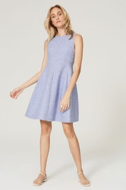 Sleeveless Tweed Dress by Emporio Armani