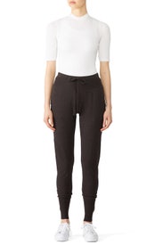 Anthracite Jogger Pants by Josie Natori