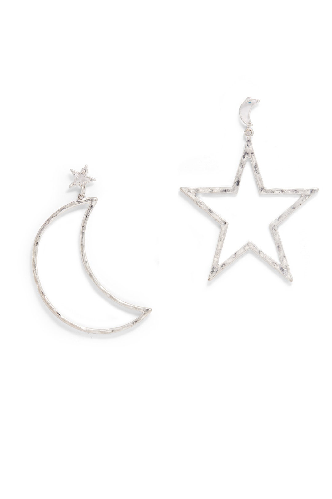 Star and Moon Earrings by Kenneth Jay Lane
