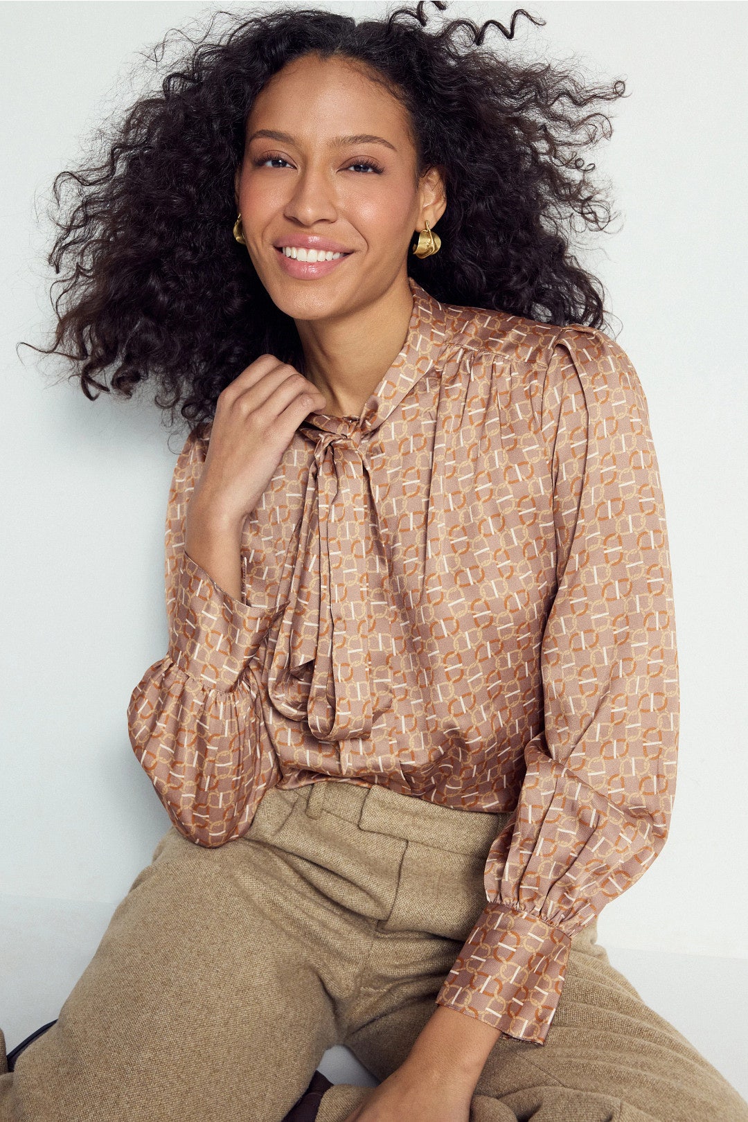 Luxe Long Sleeve Blouse by Lauren Ralph Lauren 0