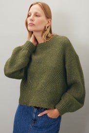 Directional-Knit Wedge Sweater by Madewell