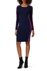 Racer Stripe Dress by Milly