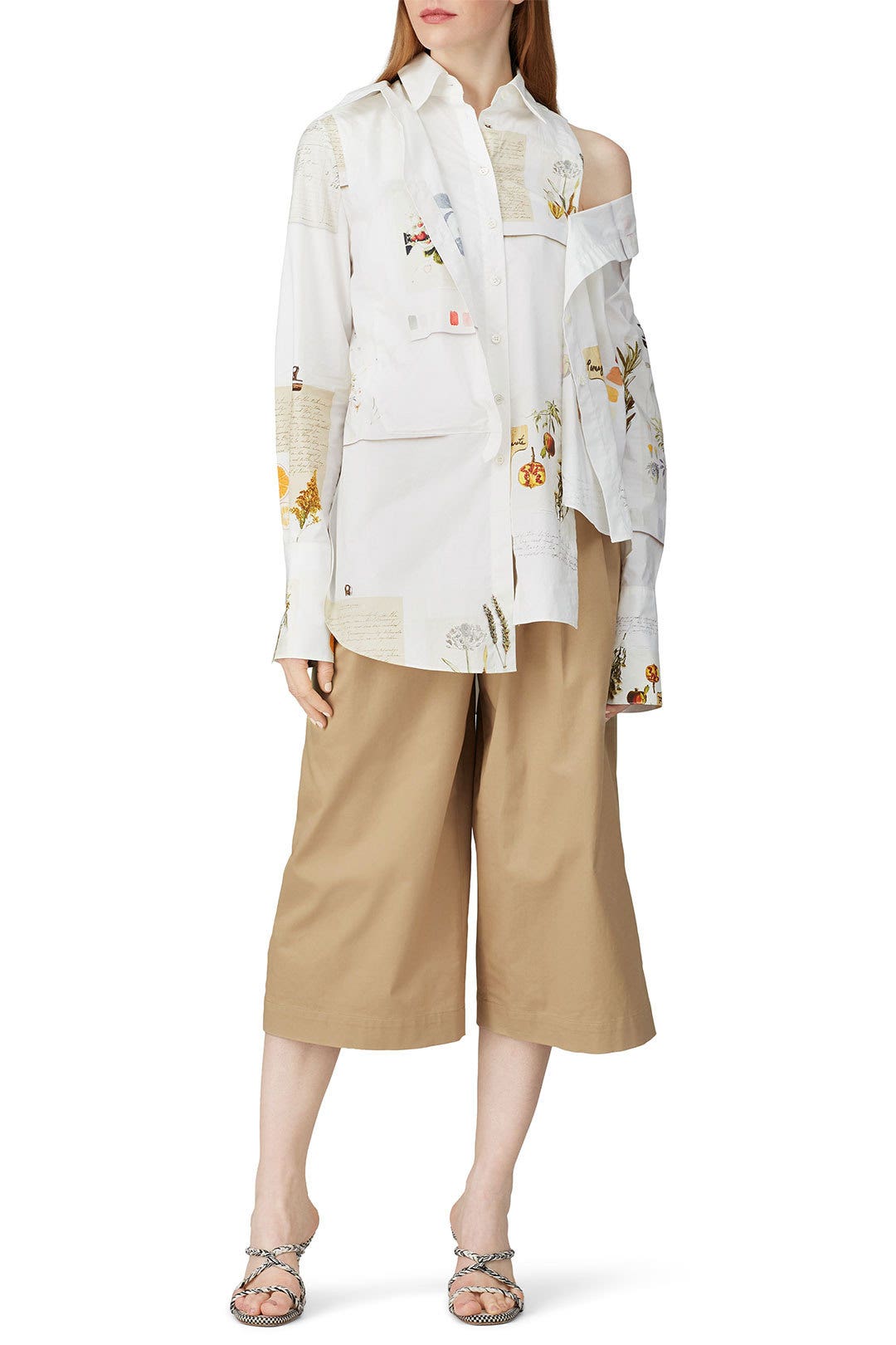 Pleated Front Culottes by Monse 0