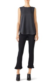 Dark Slate Melana Top by Theory