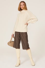 Vanilla Chunky Sweater by Toccin