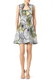 Clockwork Floral Print Dress by Yigal Azrouël