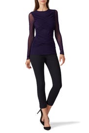 Iris Wrap Bodice Top by Fuzzi